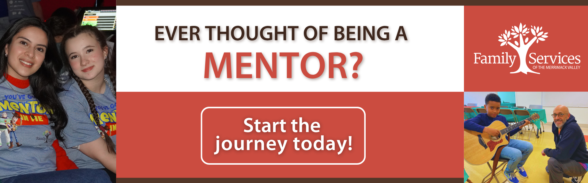 Become a volunteer mentor